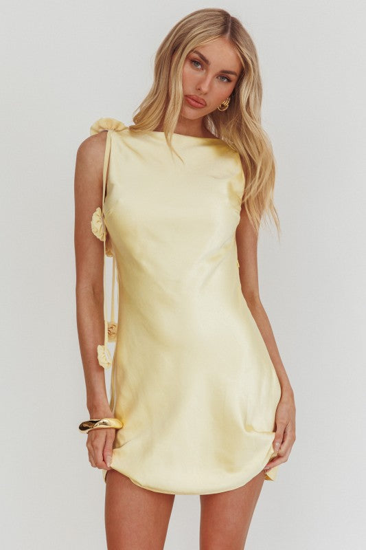Lemon Meringue Mini Dress