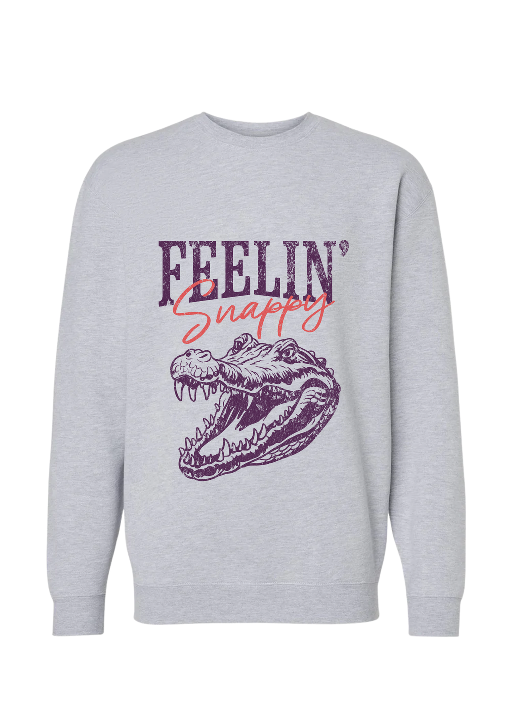 *Fantzy's Original* Feelin' Snappy Crew Neck Oversize Sweatshirt
