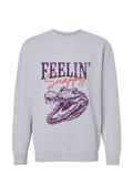 *Fantzy's Original* Feelin' Snappy Crew Neck Oversize Sweatshirt