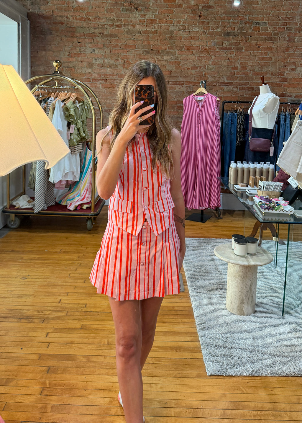Feeling Fantzy Pleated High Rise Mini Short