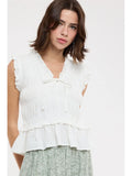 Smooches Ruffle Peplum Top
