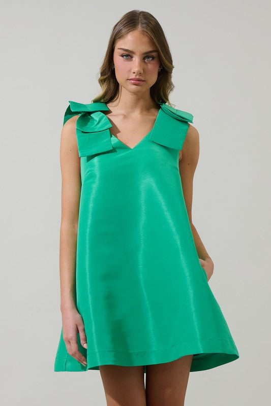Emerald Affair Mini Dress