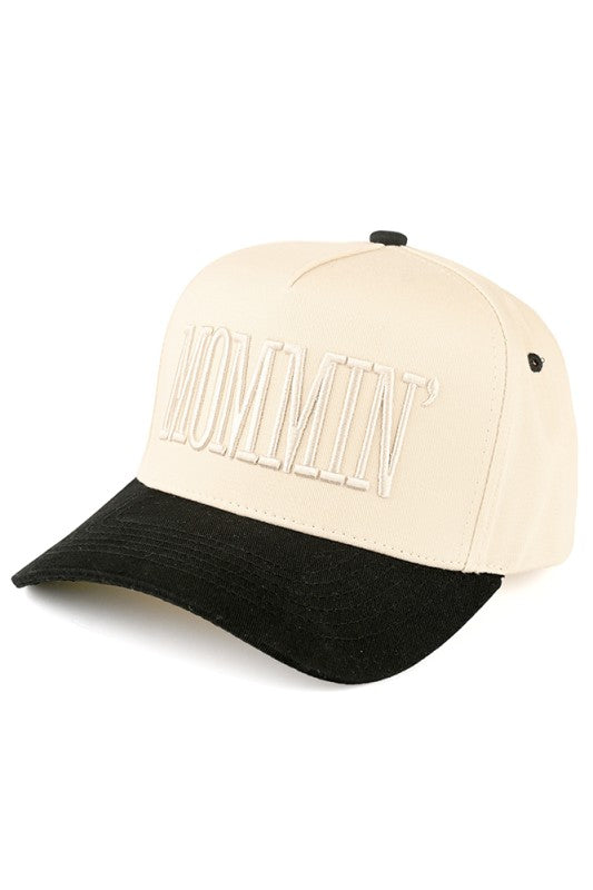 Mommin' Trucker Hat - Black