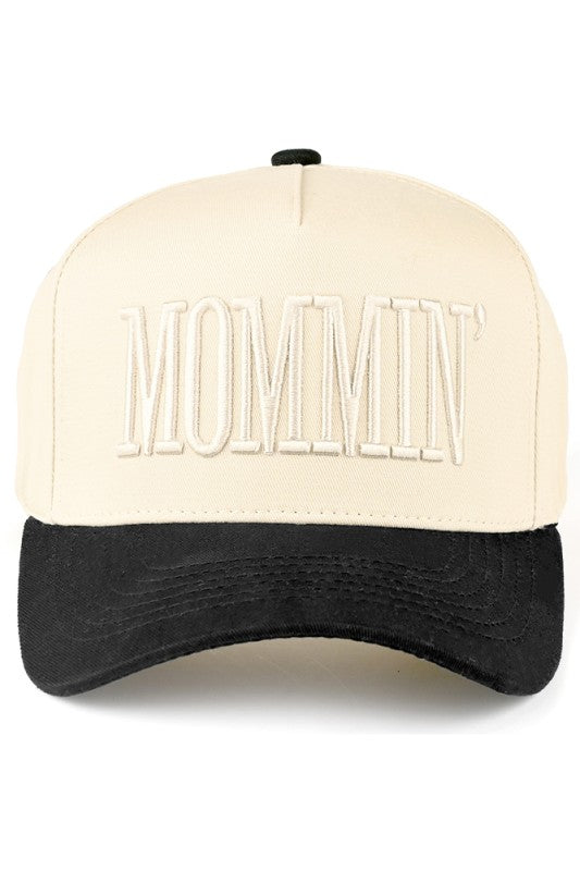Mommin' Trucker Hat - Black