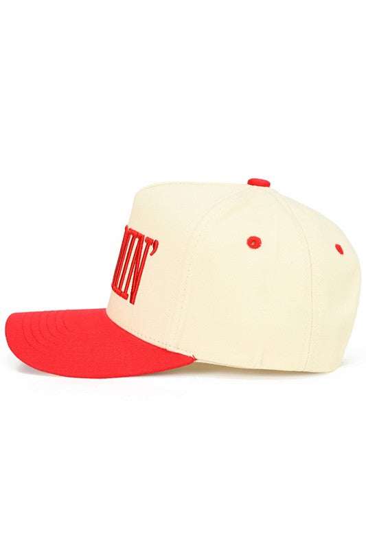 Mommin' Trucker Hat - Red