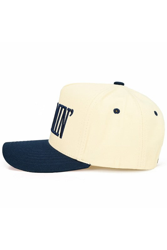 Mommin' Trucker Hat - Navy