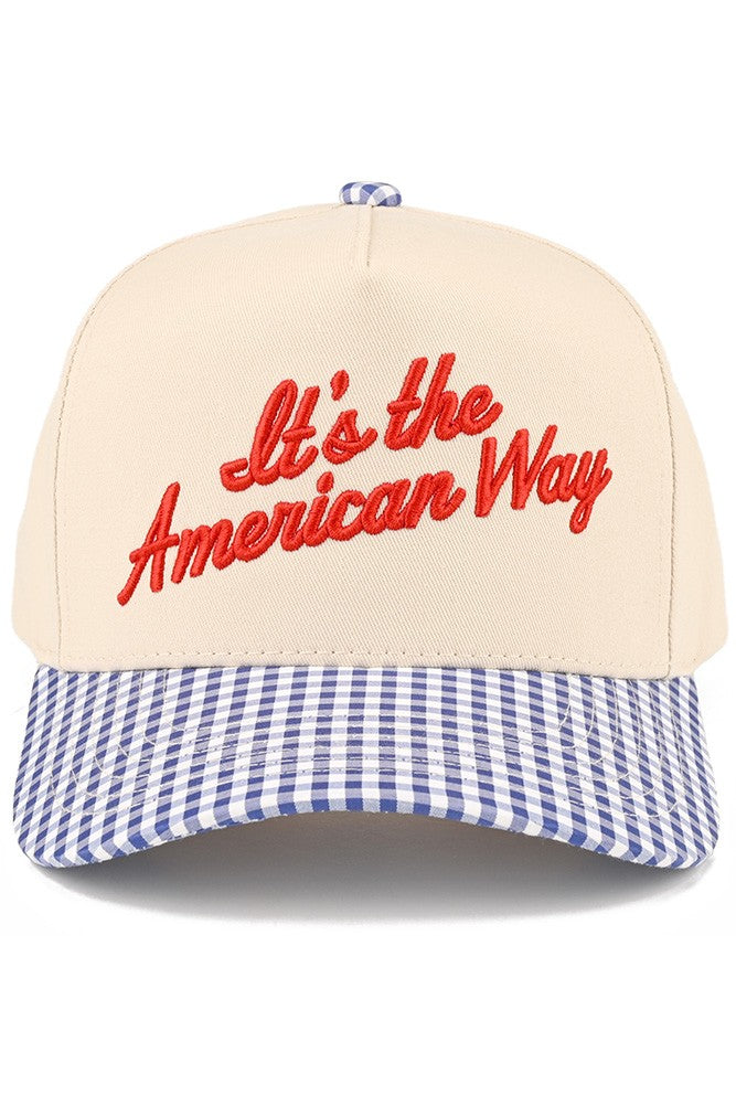 *PREORDER* It's The American Way Trucker Hat - Blue