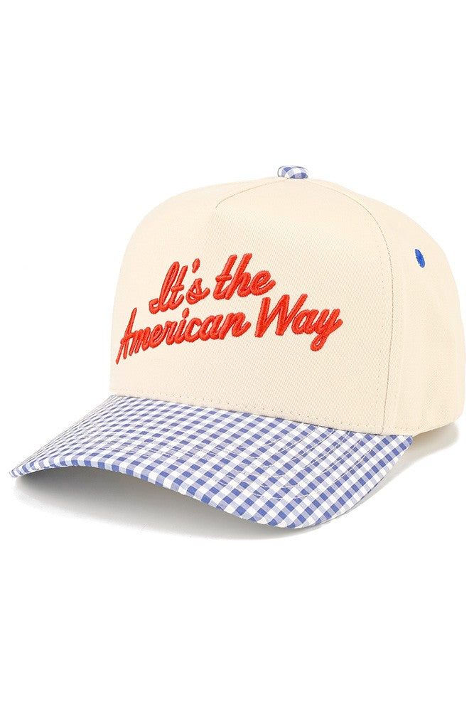 *PREORDER* It's The American Way Trucker Hat - Blue