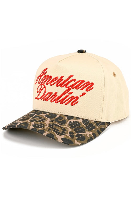 American Darlin' Trucker Hat - Leopard