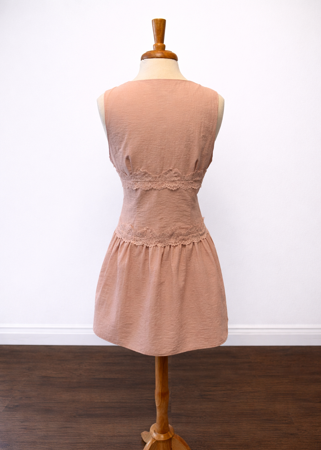 Little Charm Drop Waist Mini Dress