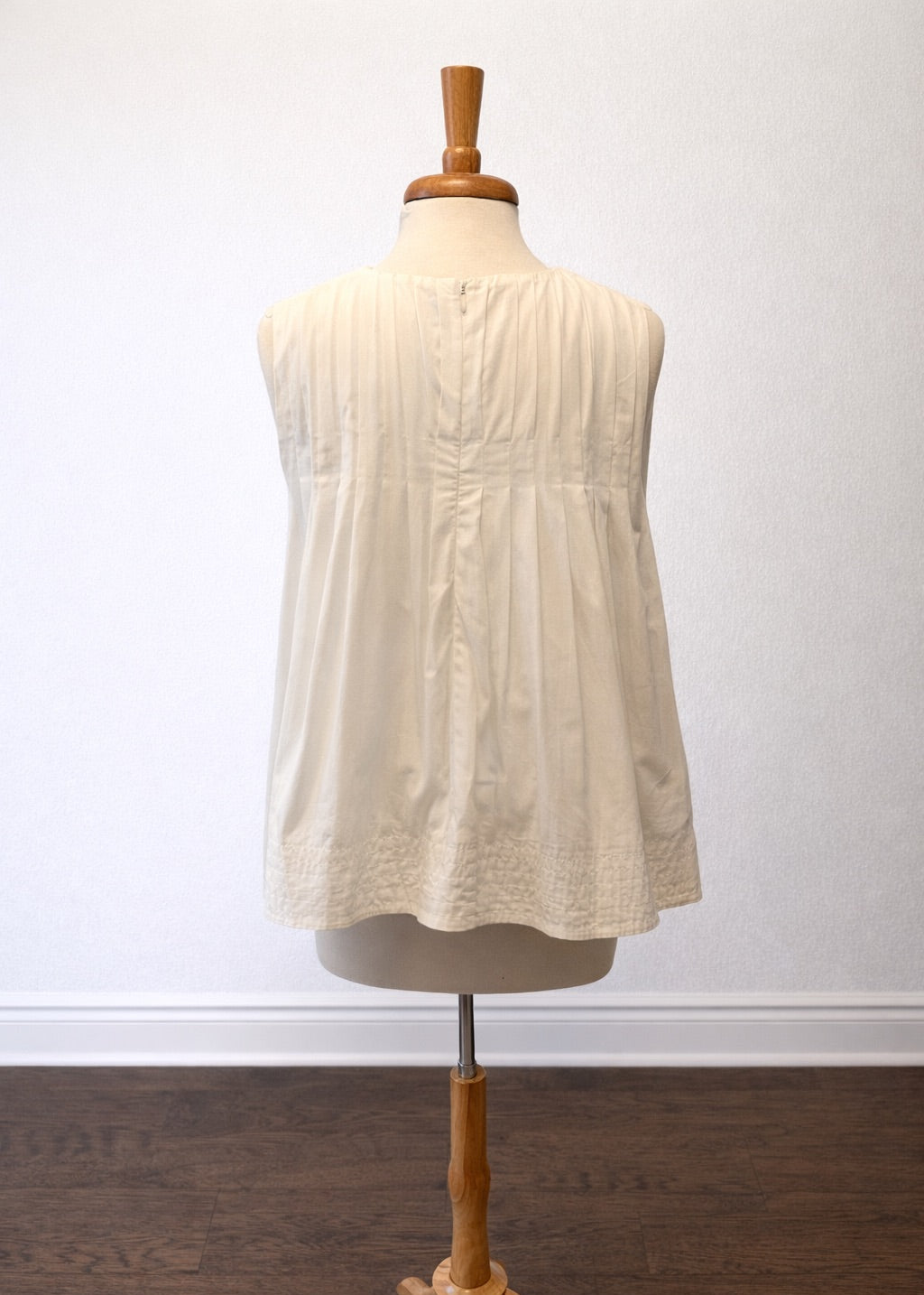 The Cottage Pleated Sleeveless Top