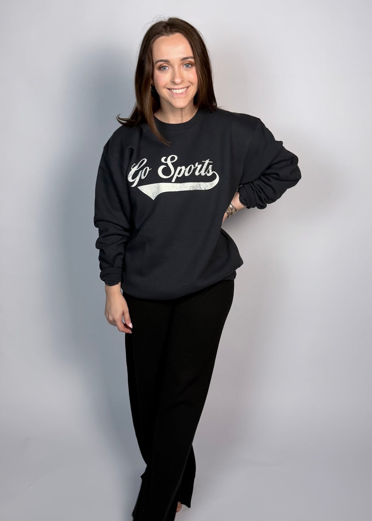 *Fantzy's Original* Go Sports Crew Neck Oversize Sweatshirt