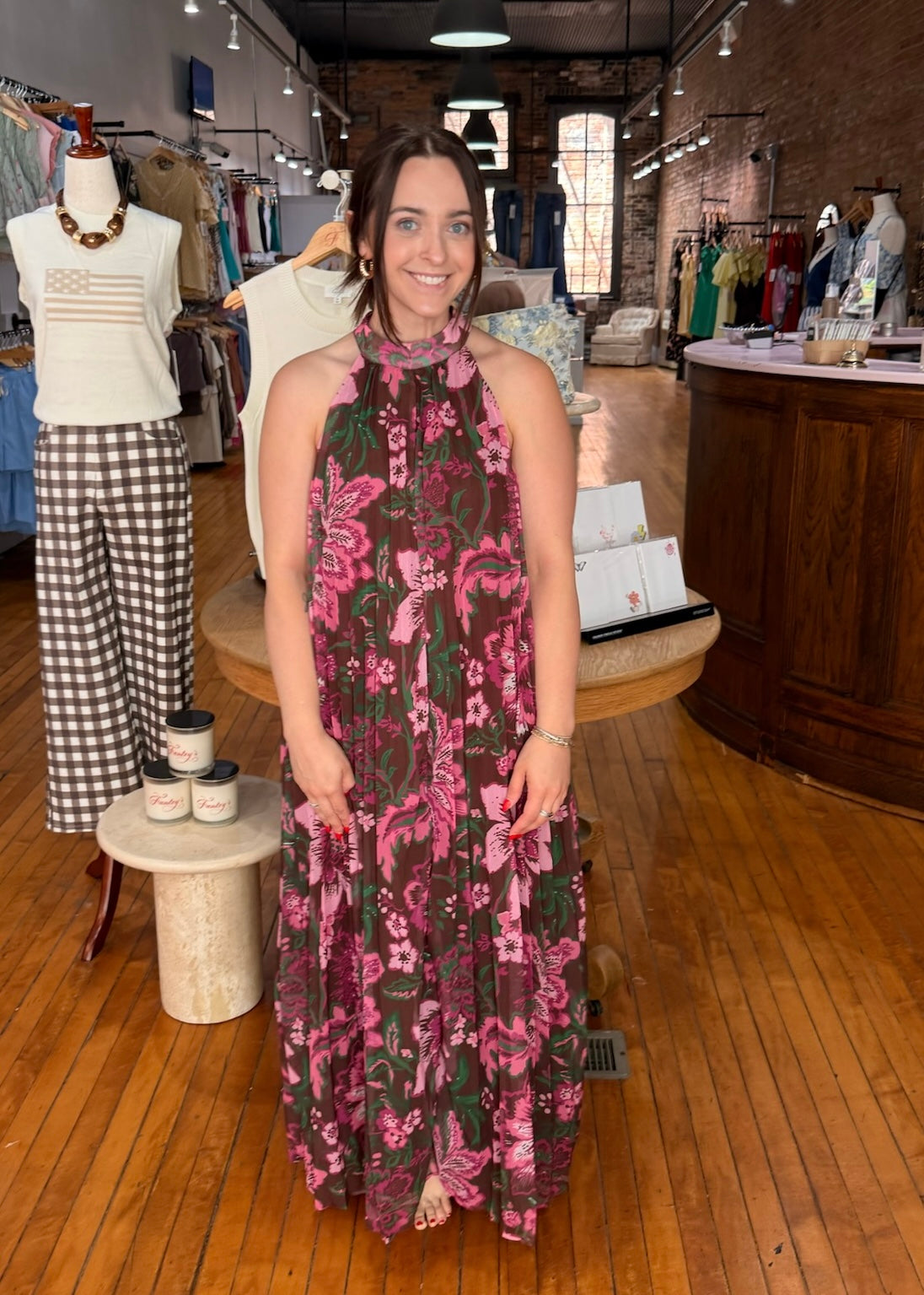 Bloom After Dark Floral Maxi
