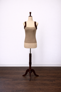 Ocean Breeze Crochet Striped Knit Tank Top