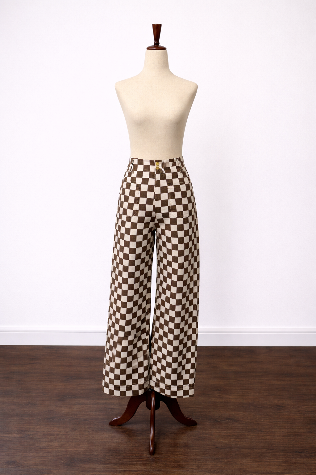Demi Checkered Pants