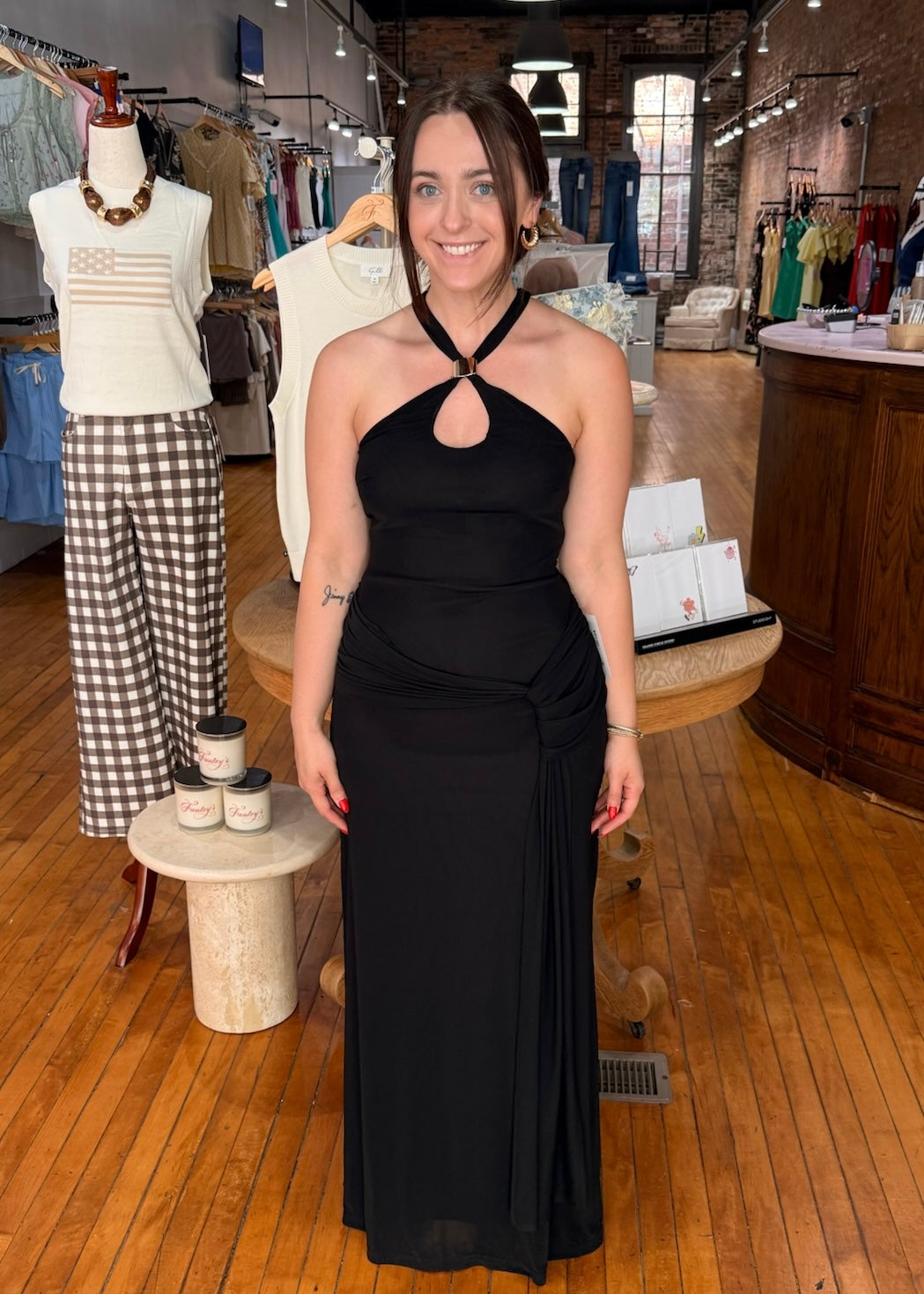 Noir Nights Maxi Dress