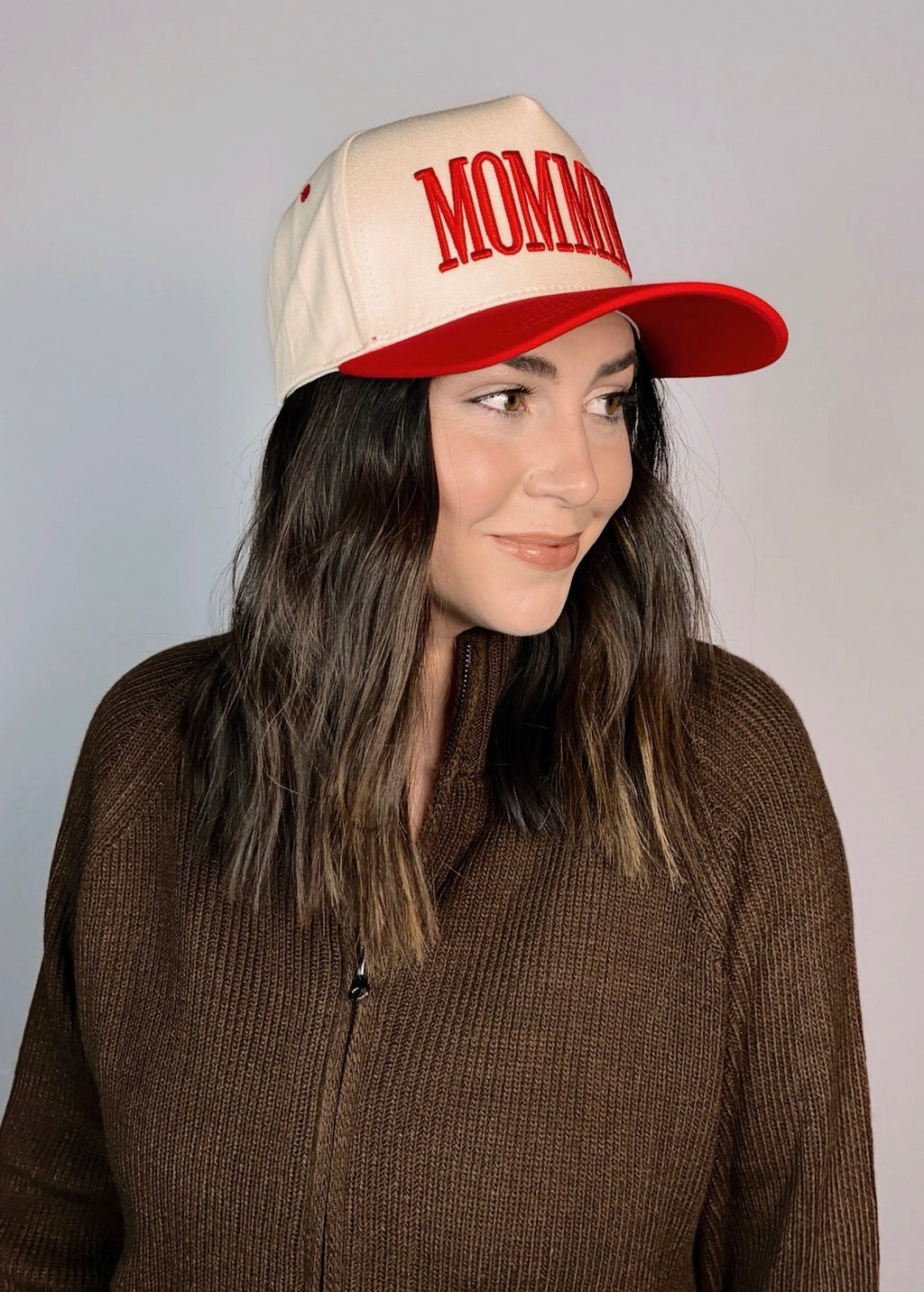 Mommin' Trucker Hat - Red