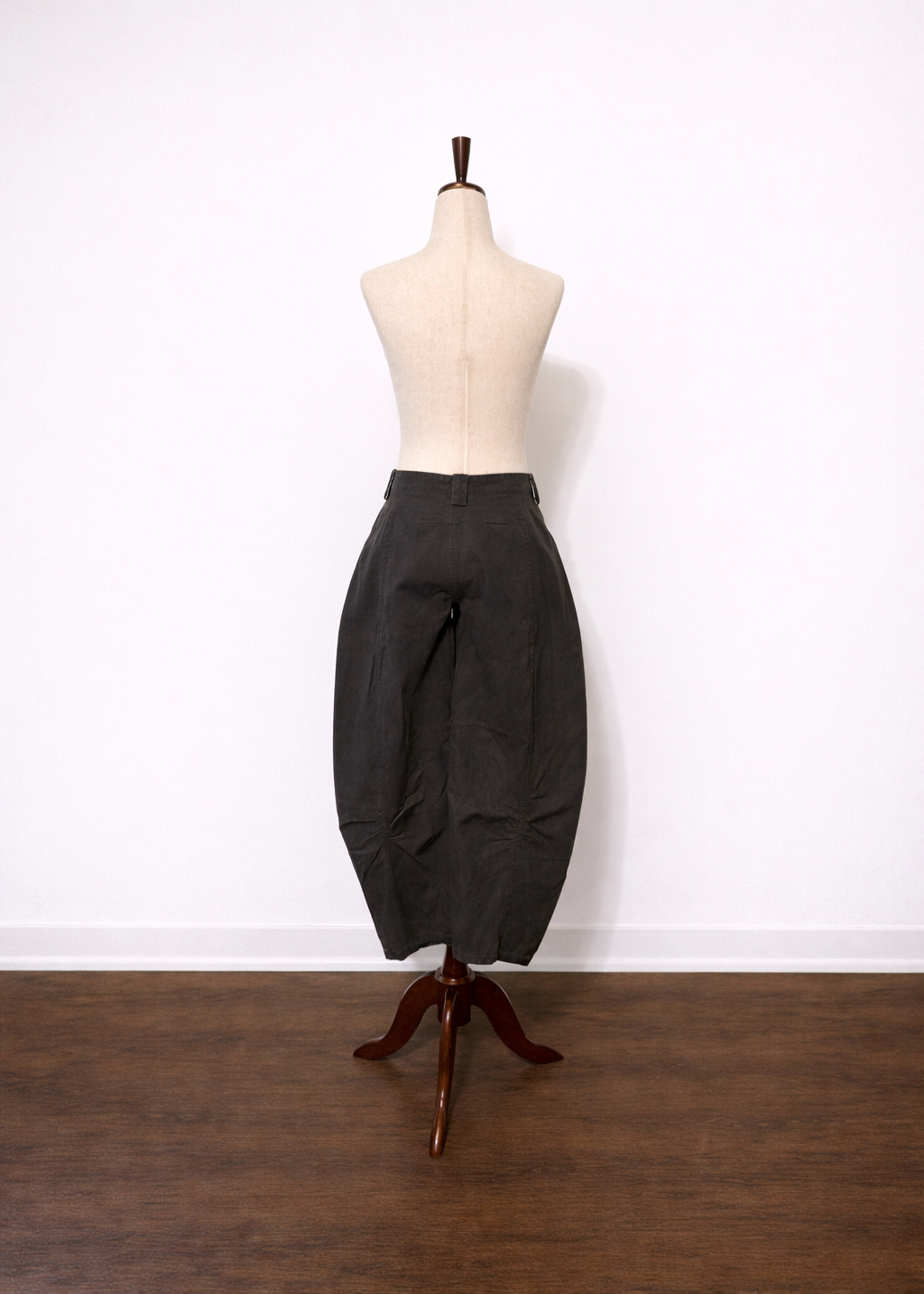 The Everyday Washed Black Barrel Pants