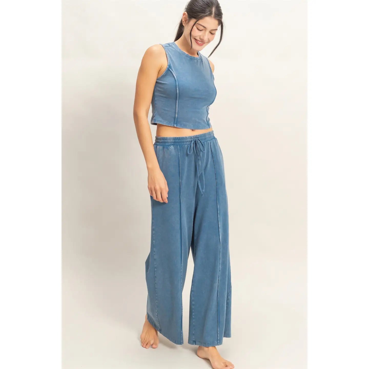 Stay In Lounge Set - Navy