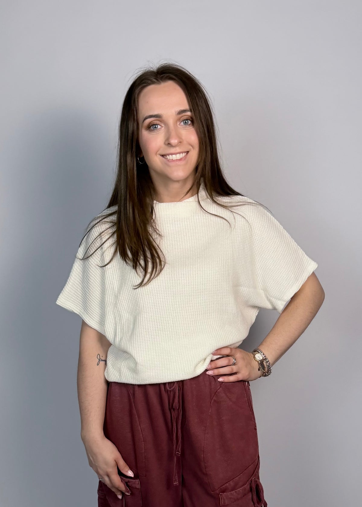 Here For It Knit Sweater - Ivory