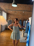 Mint Chip Mini Dress