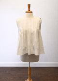 The Cottage Pleated Sleeveless Top