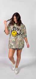 It's Ok, Camo Boxy T
