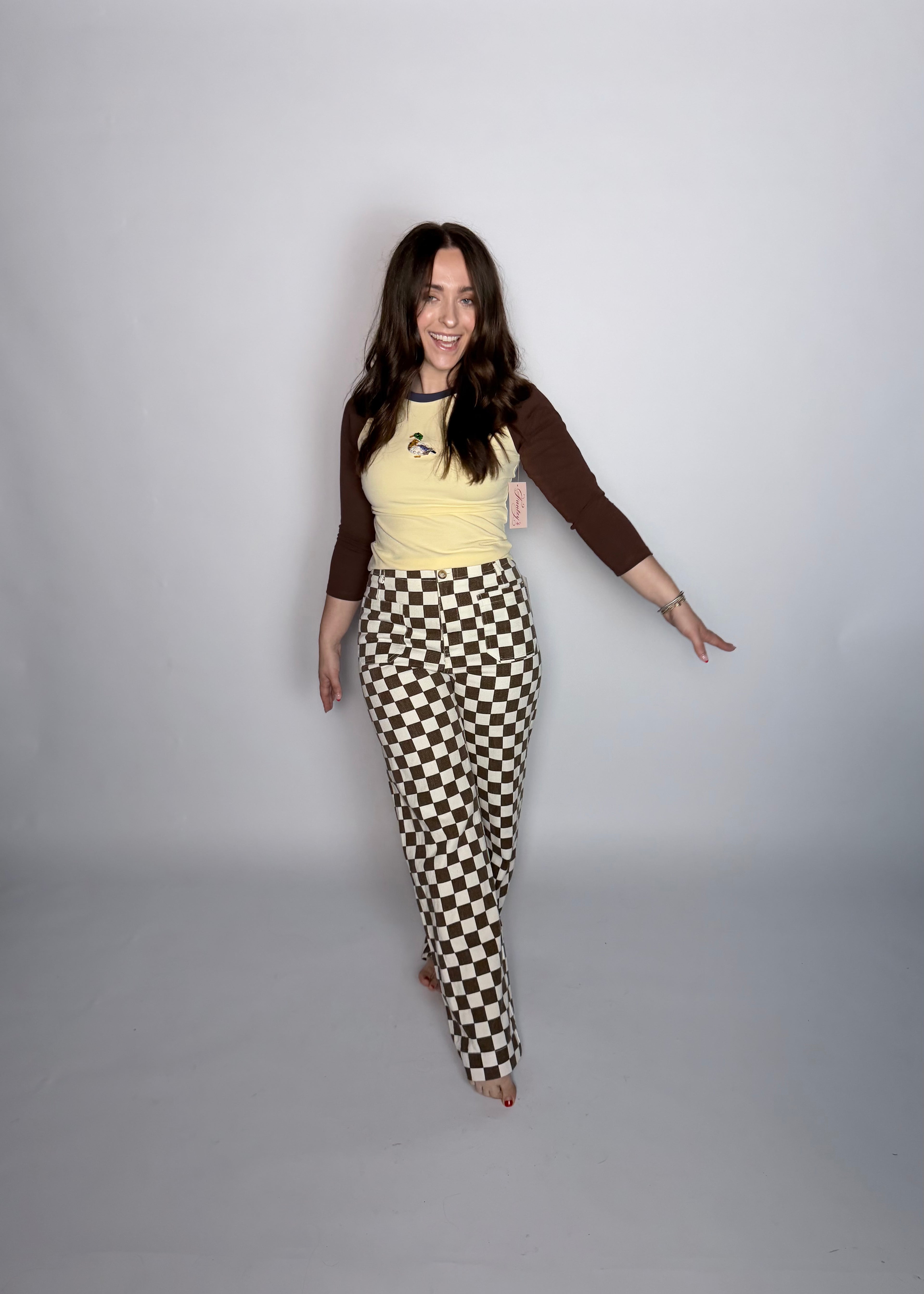 Mallardly 3/4 Sleeve Baby Tee