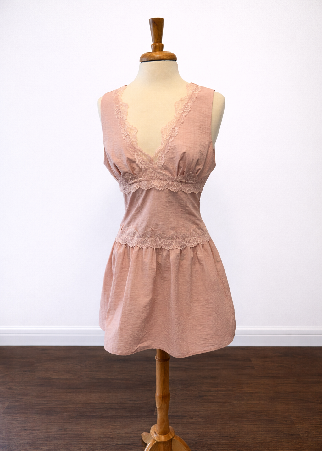 Little Charm Drop Waist Mini Dress