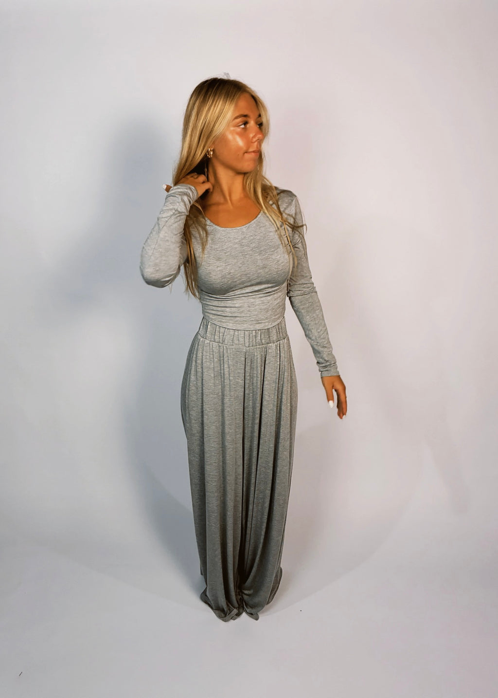 Center of Attention Set - Heather Grey