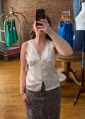 Love Note Lace Satin Top