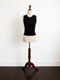 Going Casual Fitted Knit Top - Black