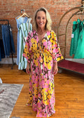 Palm Royale Kimono Maxi Dress
