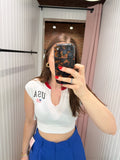 Firework Crop Top