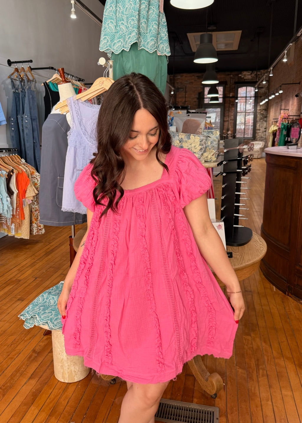 Strawberry Fields Mini Dress