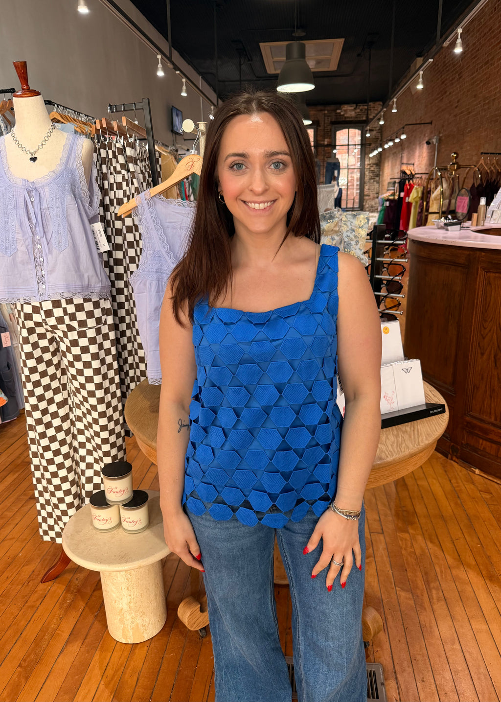 All Eyes On You Lace Top