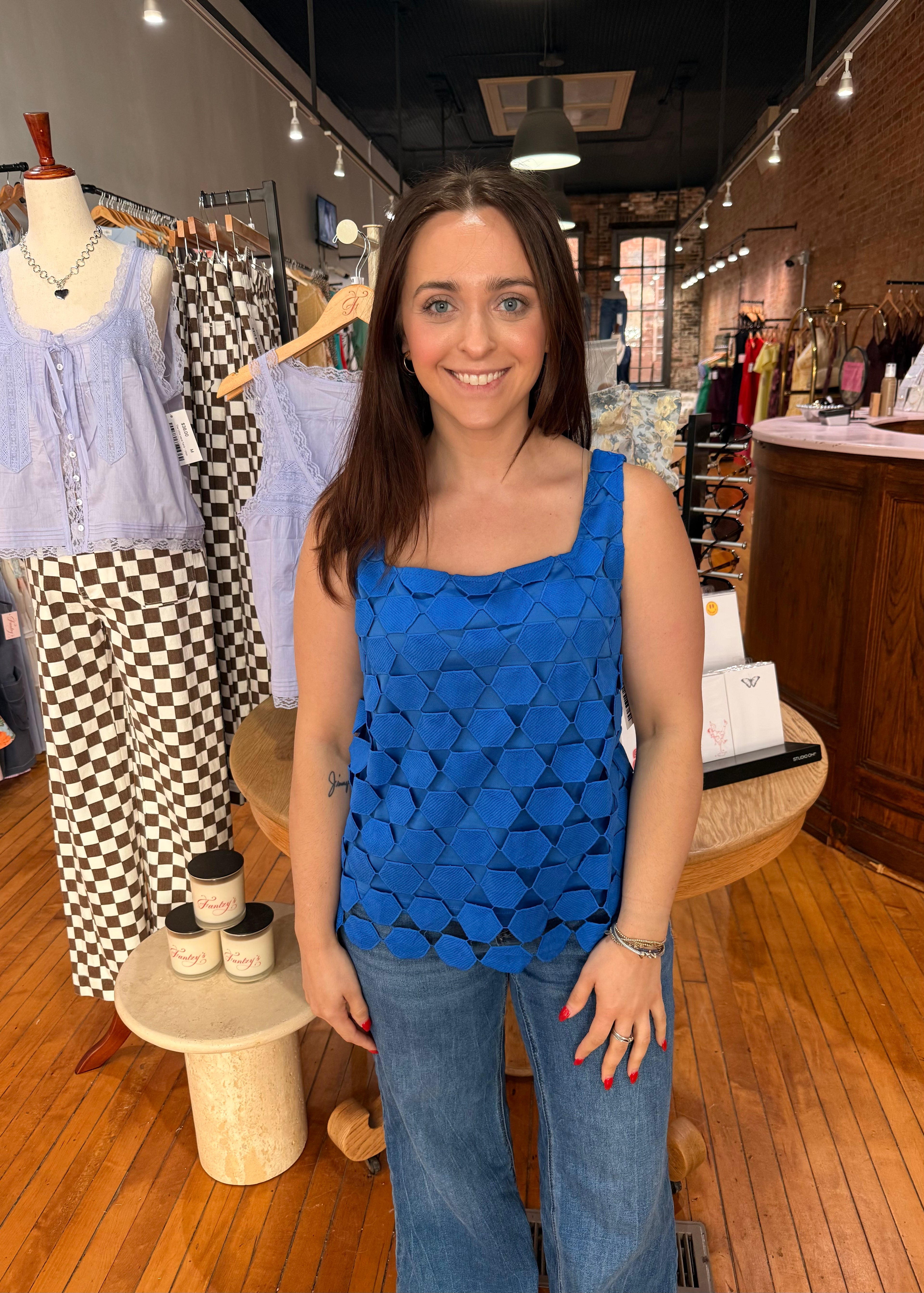 All Eyes On You Lace Top