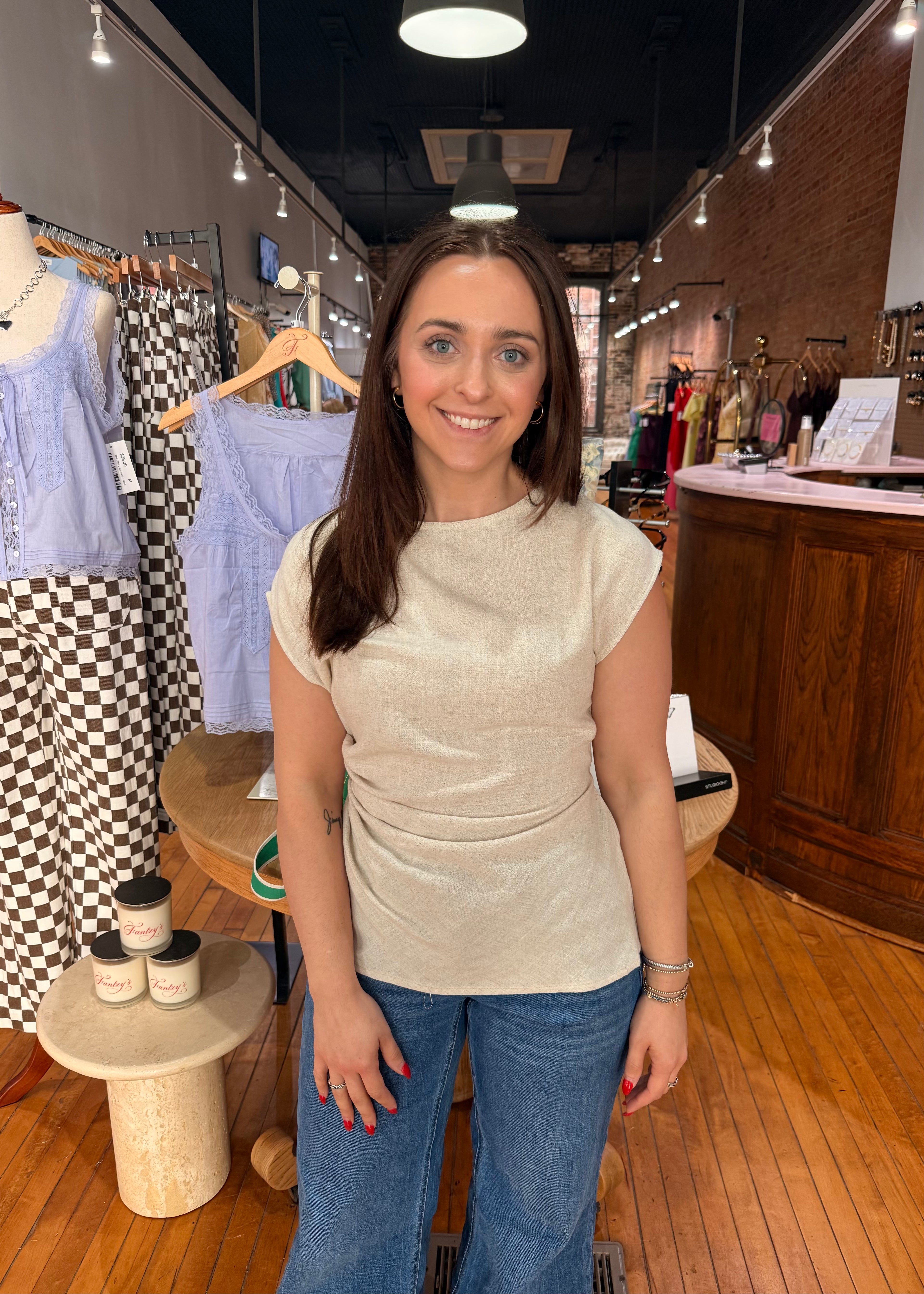 Willow Linen Top