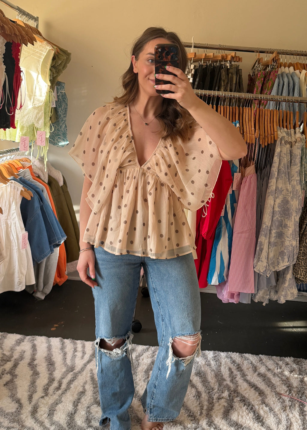 Dottie Ruffle Top