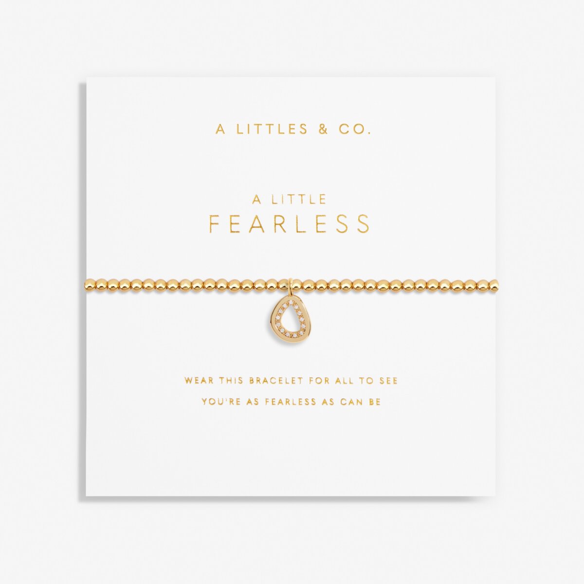A Little 'Fearless' Bracelet (Gold)