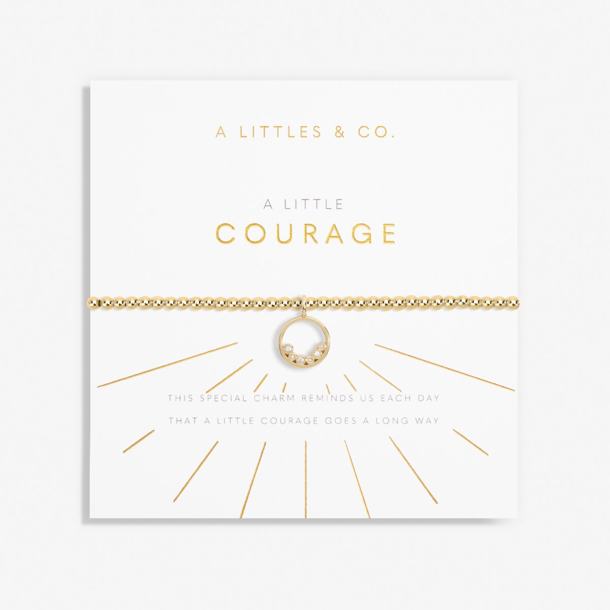 A Little 'Courage' Bracelet (Gold)
