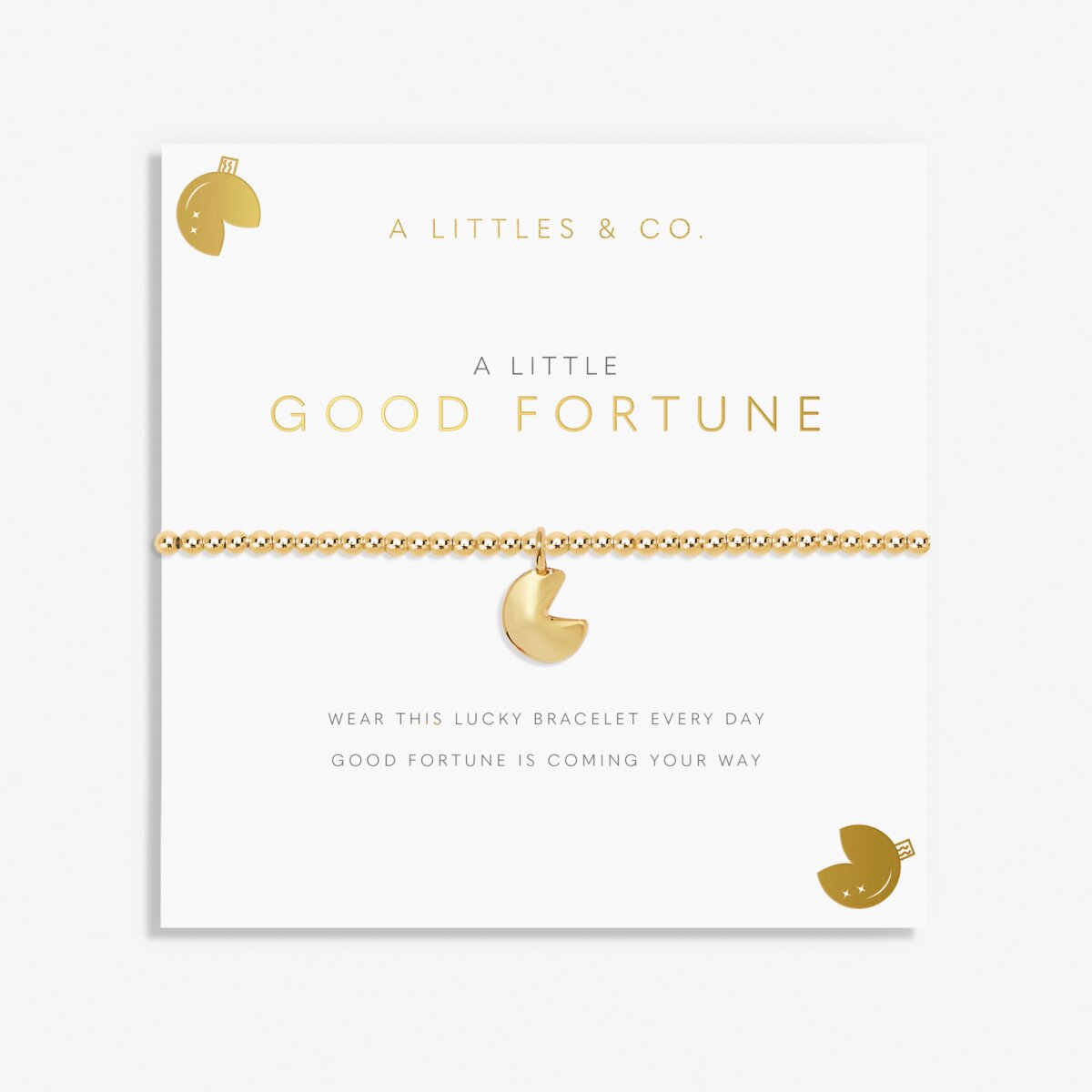 A Little 'Good Fortune' Bracelet (Gold)