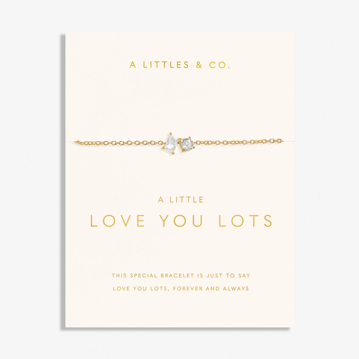 'Love you Lots' Bracelet (Gold)