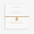 A Little 'Thank You' Bracelet (Gold)