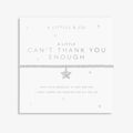 A Little 'Can't Thank You Enough' Bracelet (Silver)