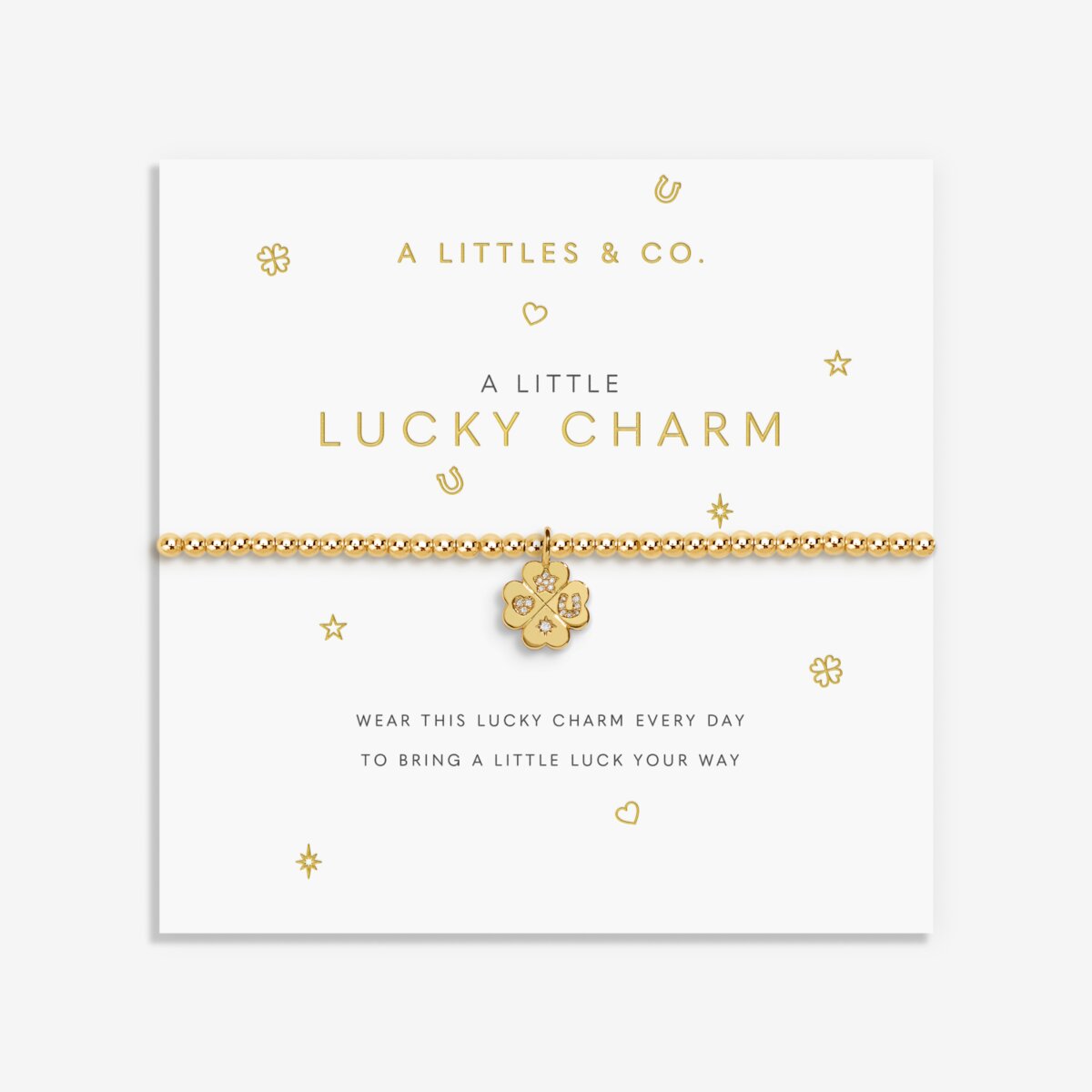 A Little 'Lucky Charm' Bracelet (Gold)