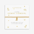 A Little 'Howdy Cowgirl' Bracelet (Gold)