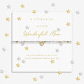 A Little 'Wonderful Mom' Bracelet (Silver & Gold)