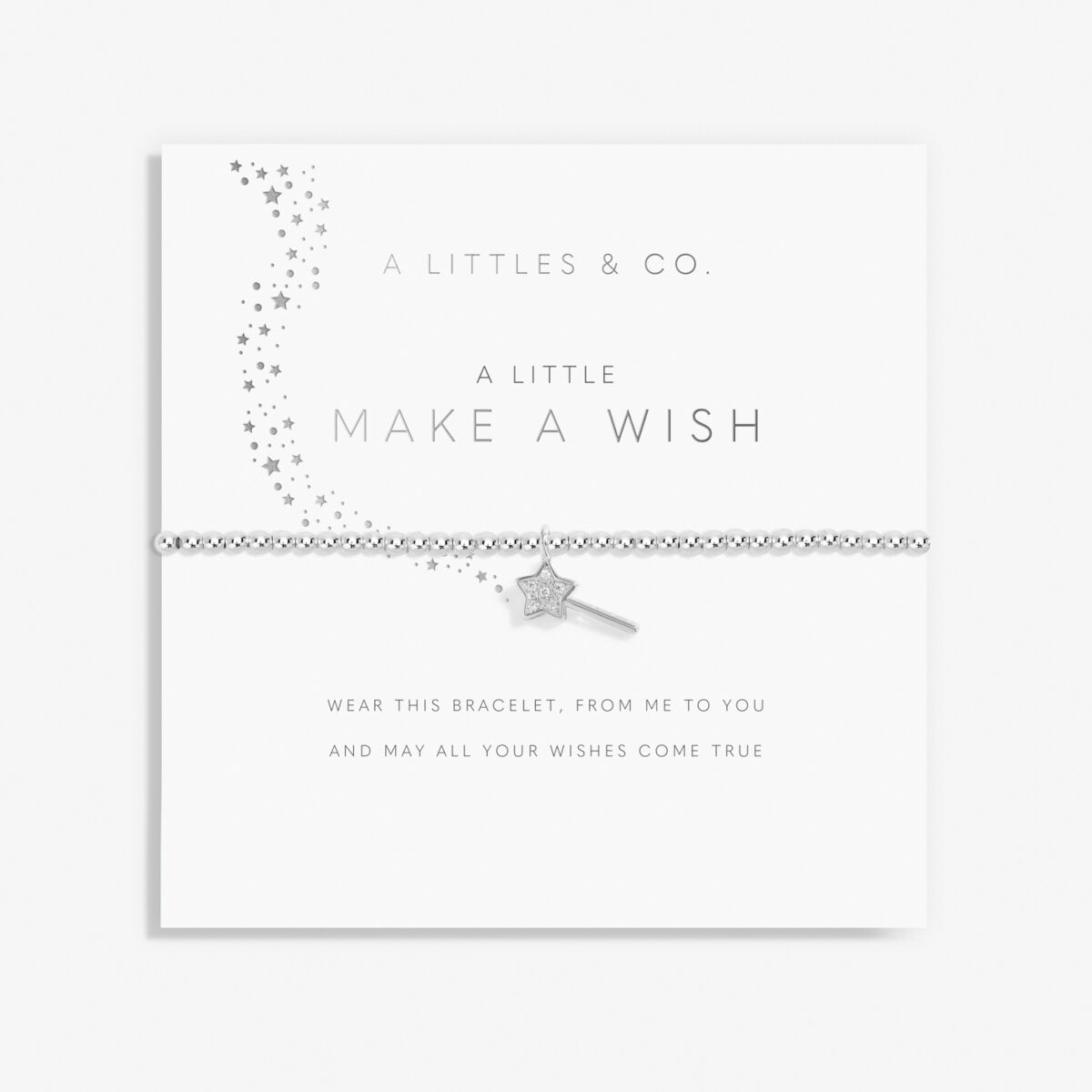 Kids A Little 'Make A Wish' Bracelet (Silver)