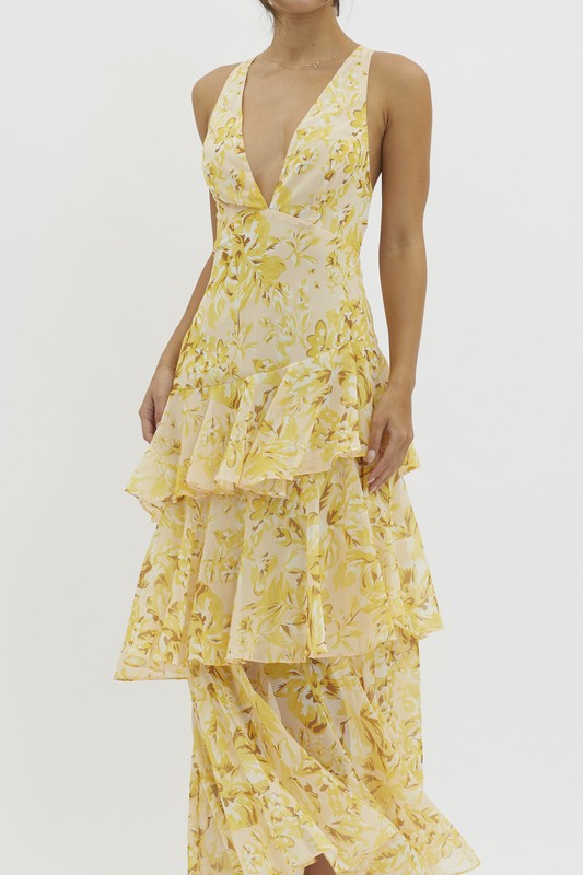 Limoncello Dreams Midi Dress